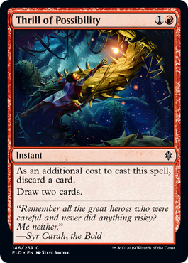 Thrill of Possibility (Throne of Eldraine) Light Play
