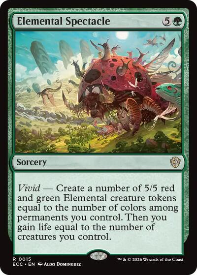 Elemental Spectacle (Commander: Lorwyn Eclipsed) Light Play