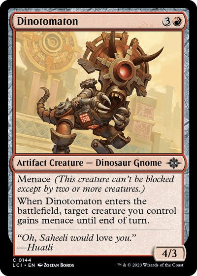 Dinotomaton (The Lost Caverns of Ixalan) Light Play