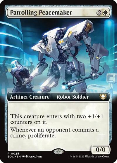 Patrolling Peacemaker (Extended Art) (Commander: Edge of Eternities) Light Play