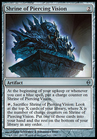 Shrine of Piercing Vision (New Phyrexia) Light Play
