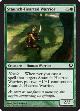 Staunch-Hearted Warrior (Theros) Light Play