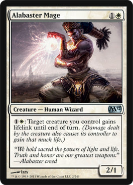 Alabaster Mage (Magic 2012 Core Set) Light Play