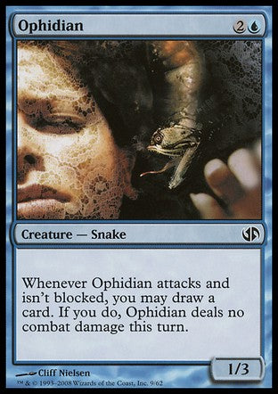 Ophidian (Duel Decks: Jace vs Chandra) Damaged / Poor