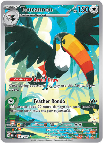Toucannon - 094 (ME05: Pitch Black) Light Play Holofoil