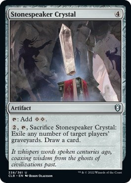 Stonespeaker Crystal (Commander Legends: Battle for Baldur's Gate) Medium Play