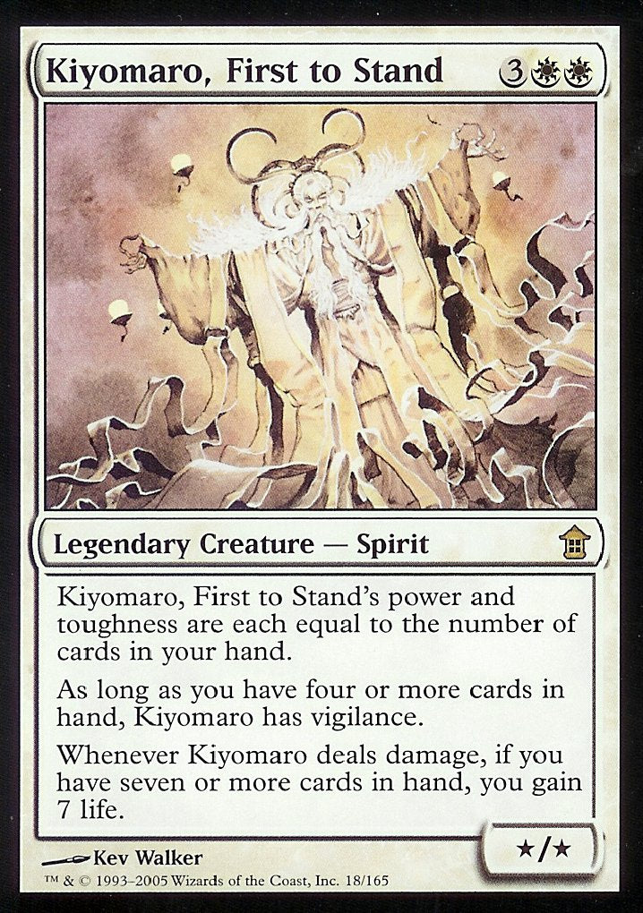 Kiyomaro, First to Stand (Saviors of Kamigawa) Light Play