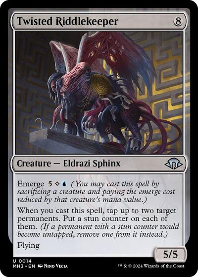 Twisted Riddlekeeper (Modern Horizons 3) Light Play