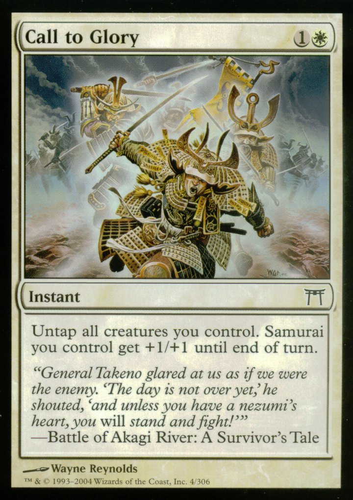 Call to Glory (Champions of Kamigawa) Medium Play