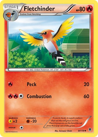 Fletchinder (XY - Phantom Forces) Medium Play