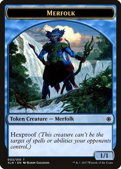 Merfolk Token (003) (Ixalan) Light Play