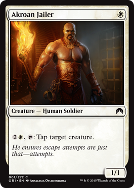Akroan Jailer (Magic Origins) Heavy Play