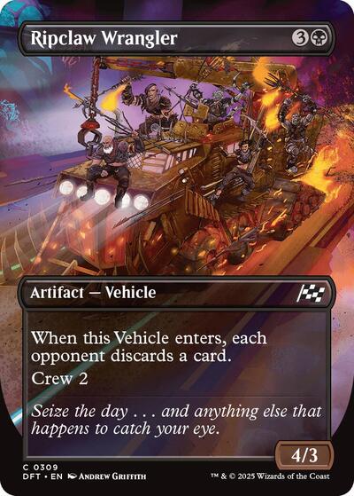 Ripclaw Wrangler (Borderless) (Aetherdrift) Light Play