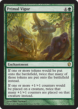 Primal Vigor (Commander 2013 Edition) Medium Play