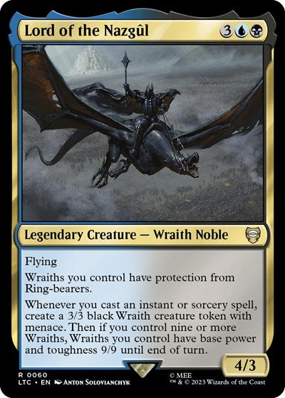 Lord of the Nazgul (Commander: The Lord of the Rings: Tales of Middle-earth) Light Play