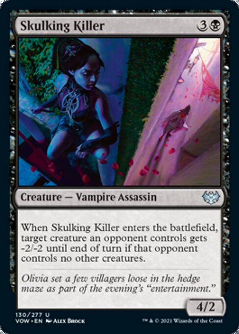 Skulking Killer (Innistrad: Crimson Vow) Light Play