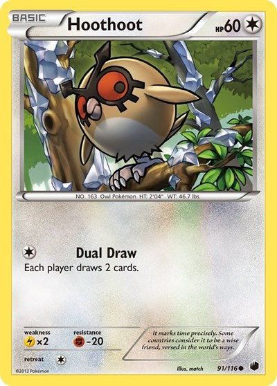 Hoothoot (Plasma Freeze) Damaged / Poor
