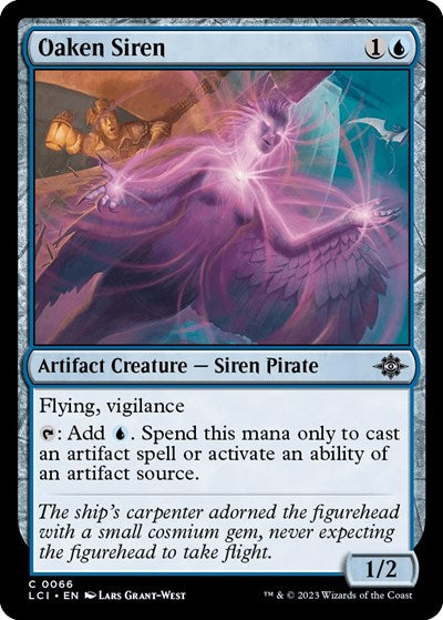 Oaken Siren (The Lost Caverns of Ixalan) Light Play Foil