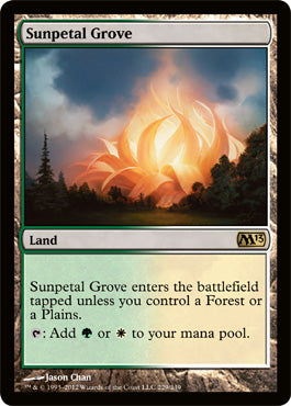 Sunpetal Grove (Magic 2013 Core Set) Light Play