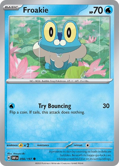 Froakie (Scarlet and  Violet: Obsidian Flames) Light Play