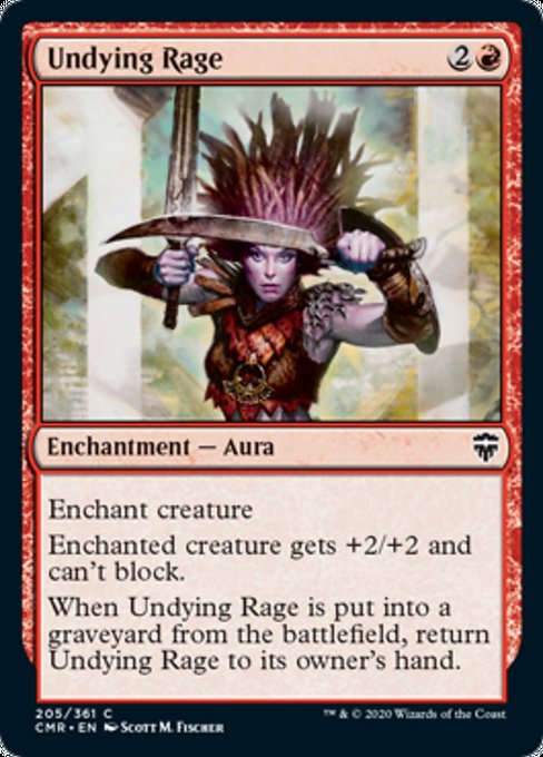 Undying Rage (Commander Legends) Light Play