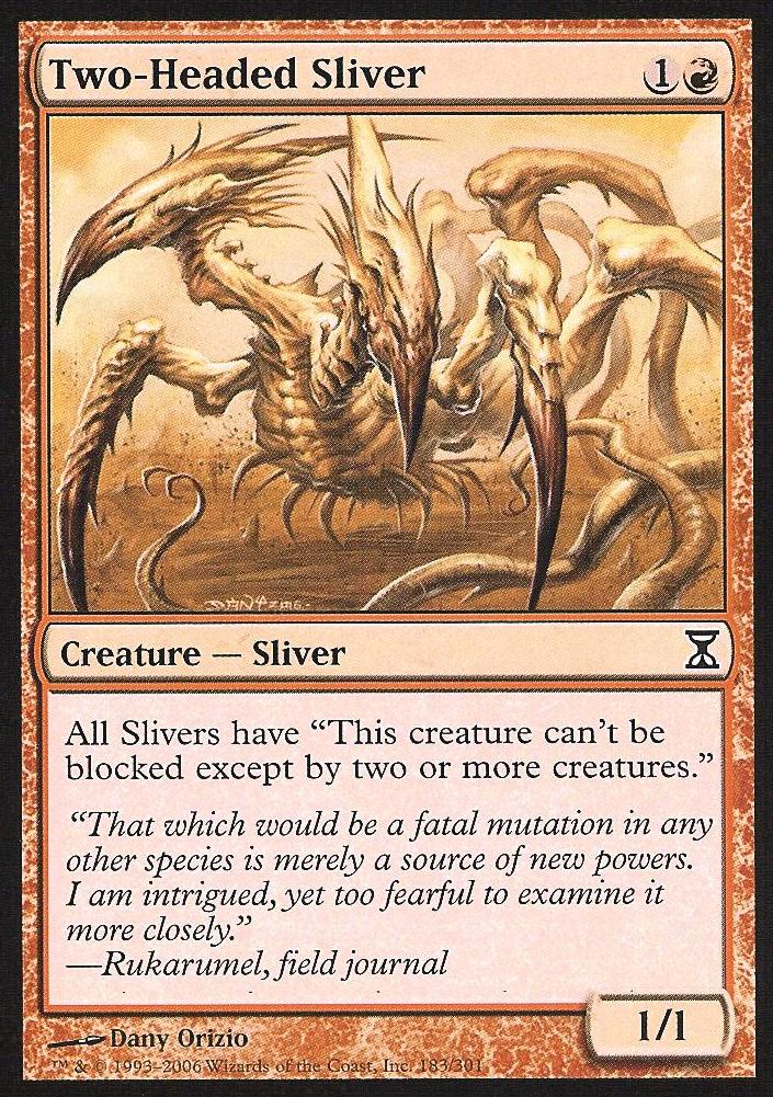 Two-Headed Sliver (Time Spiral) Light Play