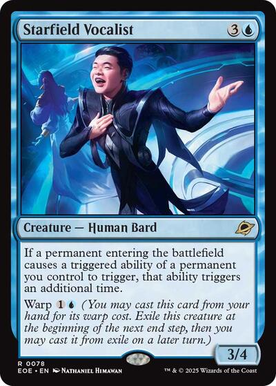 Starfield Vocalist (Edge of Eternities) Light Play Foil
