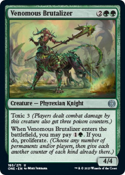Venomous Brutalizer (Phyrexia: All Will Be One) Light Play