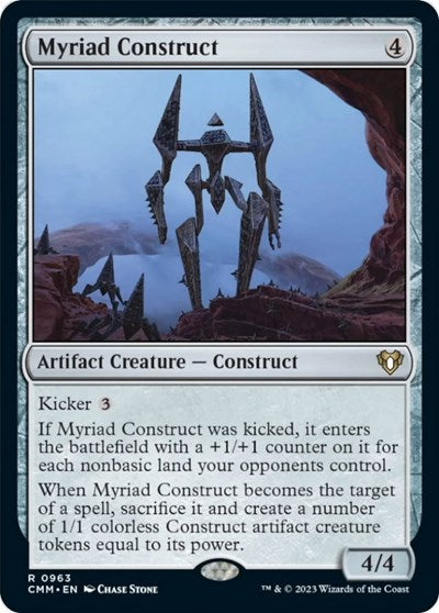 Myriad Construct (Commander Masters) Light Play
