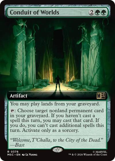 Conduit of Worlds (Extended Art) (Commander: Marvel Super Heroes) Light Play