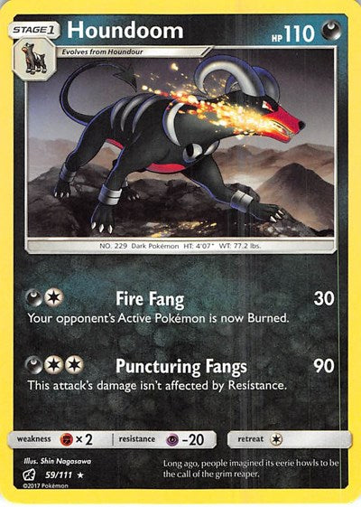 Houndoom (SM - Crimson Invasion) Heavy Play