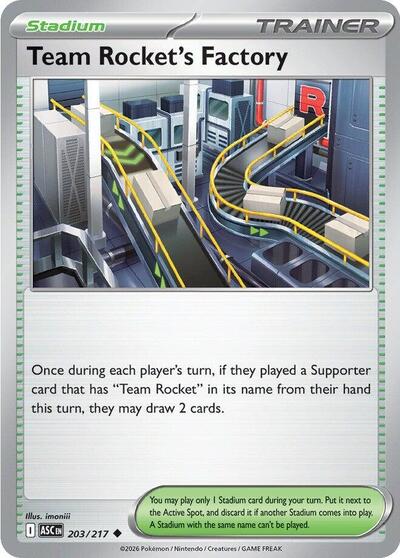 Team Rocket's Factory (ME: Ascended Heroes) Light Play