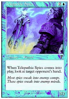 Telepathic Spies (7th Edition) Light Play