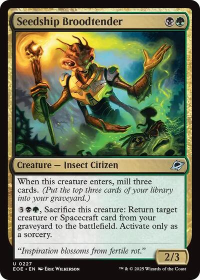 Seedship Broodtender (Edge of Eternities) Light Play Foil