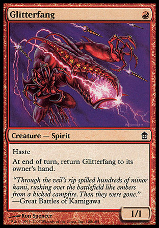 Glitterfang (Saviors of Kamigawa) Light Play