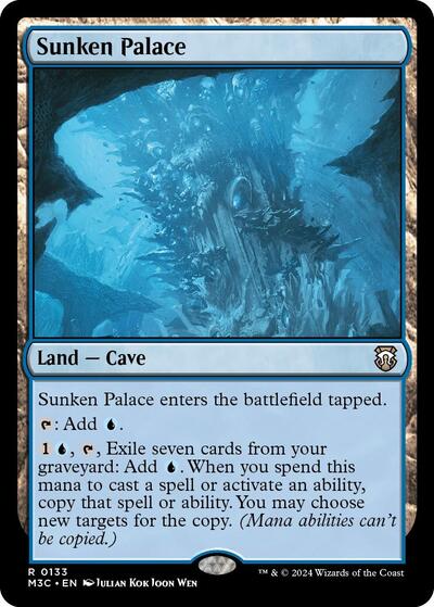 Sunken Palace (Commander: Modern Horizons 3) Light Play