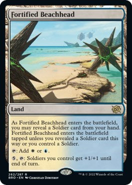 Fortified Beachhead (The Brothers' War) Light Play