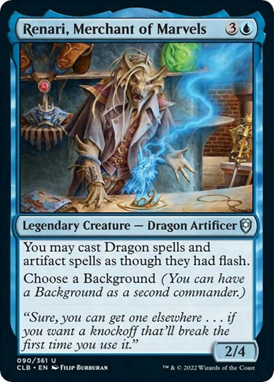 Renari, Merchant of Marvels (Commander Legends: Battle for Baldur's Gate) Light Play