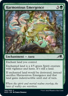 Harmonious Emergence (Kamigawa: Neon Dynasty) Light Play