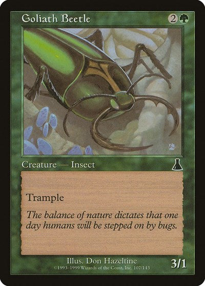Goliath Beetle (Urza's Destiny) Heavy Play