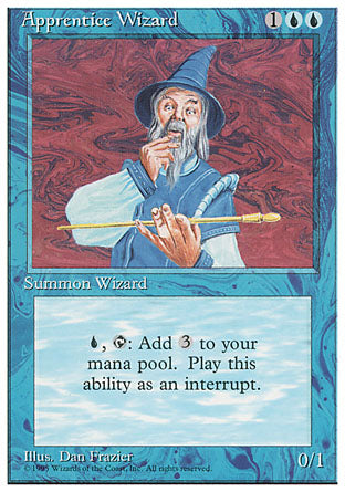 Apprentice Wizard (4th Edition) Light Play