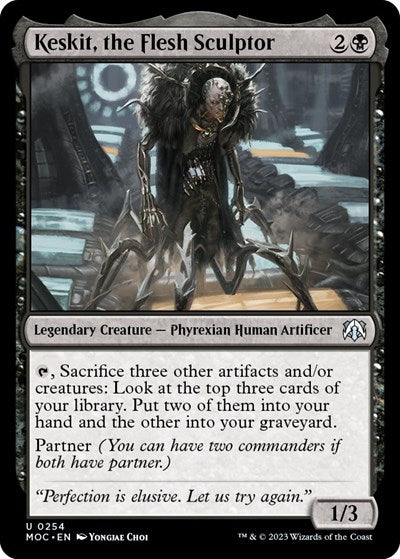 Keskit, the Flesh Sculptor (Commander: March of the Machine) Light Play