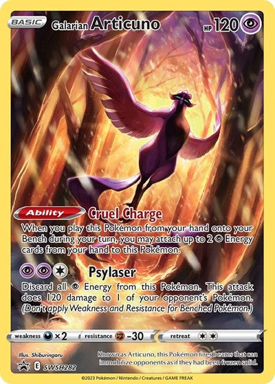 Galarian Articuno - SWSH282 (SWSH: Sword & Shield Promo Cards) Near Mint Holofoil