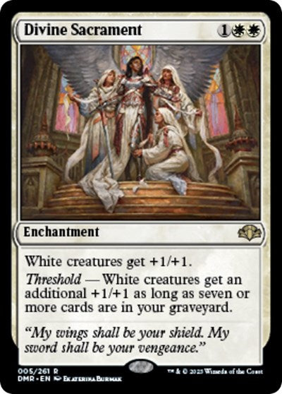 Divine Sacrament (Dominaria Remastered) Light Play
