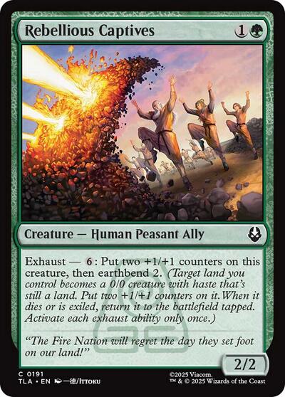 Rebellious Captives (Avatar: The Last Airbender) Light Play Foil