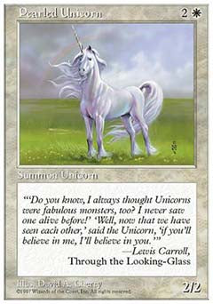 Pearled Unicorn (5th Edition) Light Play