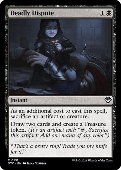 Deadly Dispute (Commander: Outlaws of Thunder Junction) Light Play
