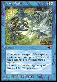 Arcane Denial (Sword) (Alliances) Heavy Play