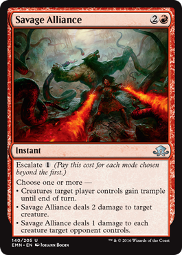 Savage Alliance (Eldritch Moon) Light Play
