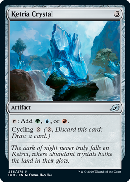 Ketria Crystal (Ikoria: Lair of Behemoths) Light Play Foil